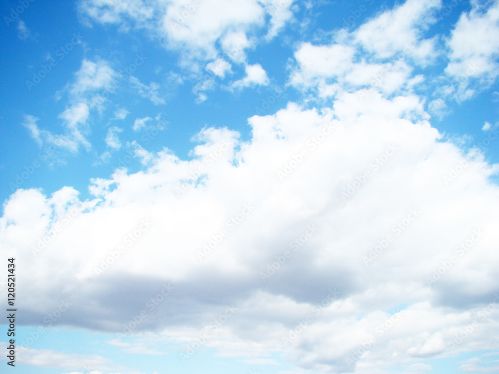 Obraz premium blue sky with clouds