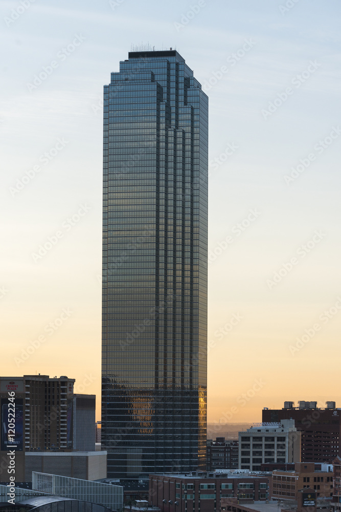 Modern skyscraper in the city, Dallas, Texas, USA Modern skyscraper in the city, Dallas, Texas, USA
