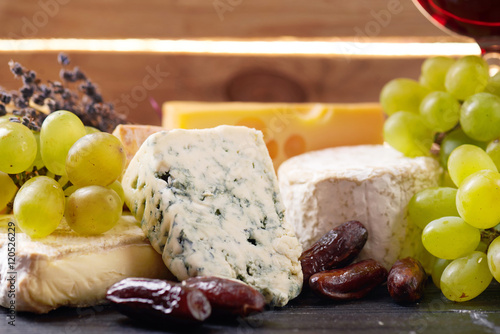 a selection of fine cheese