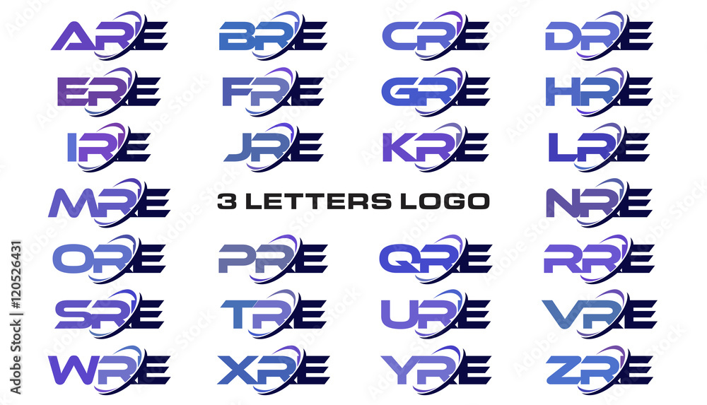 3 Letters Modern Generic Swoosh Logo Are Bre Cre Dre Ere Fre Gre Hre Ire Jre 3 Letters Modern Generic Swoosh Logo Are Bre Cre Dre Ere Fre Gre Hre Ire Jre