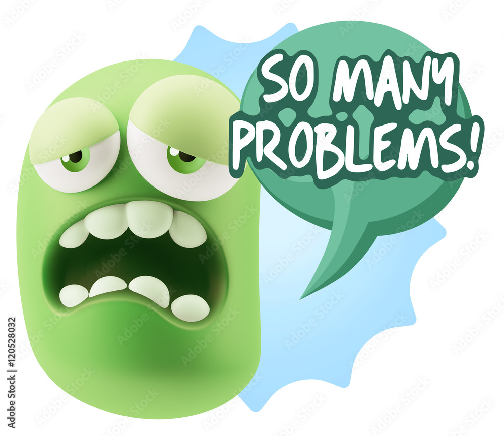 3d Rendering Sad Character Emoticon Expression saying So Many Pr 3d Rendering Sad Character Emoticon Expression saying So Many Pr