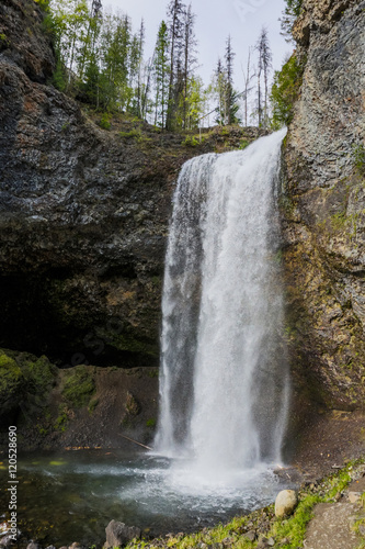 Moul Falls  Wells Gray Provinicial Park  BC  Canada