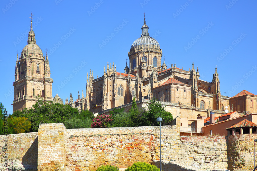 Old and New Cathedrals in Salamanca