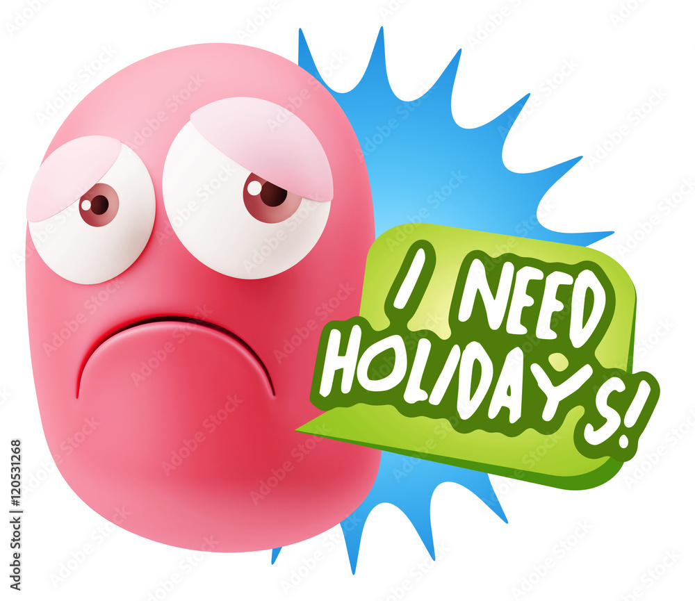 3d Rendering Sad Character Emoticon Expression saying I Need Hol 3d Rendering Sad Character Emoticon Expression saying I Need Hol