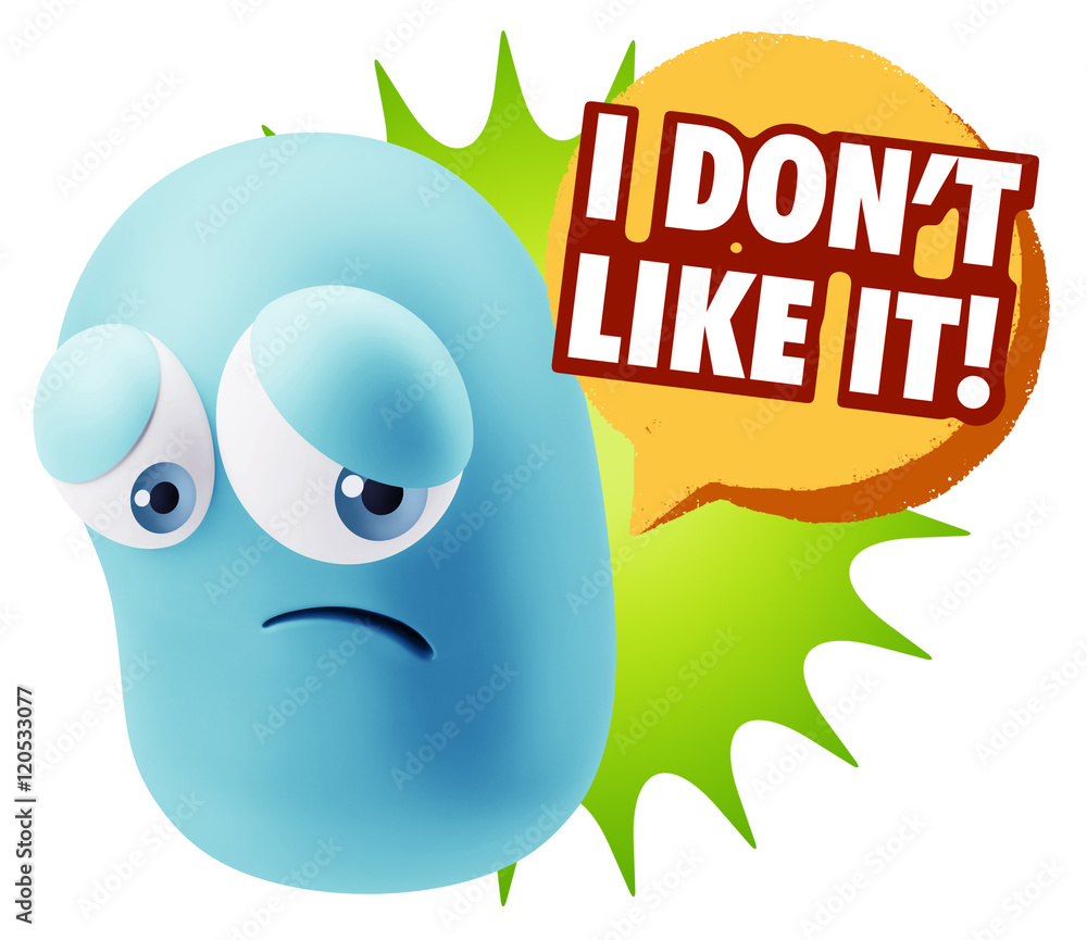 3d Rendering Sad Character Emoticon Expression saying I Don't Li 3d Rendering Sad Character Emoticon Expression saying I Don't Li