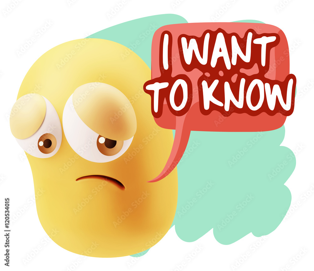 3d Rendering Sad Character Emoticon Expression saying I Want to 3d Rendering Sad Character Emoticon Expression saying I Want to