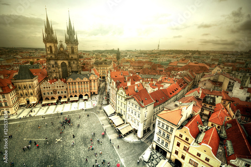 View of Old Town in Prague.