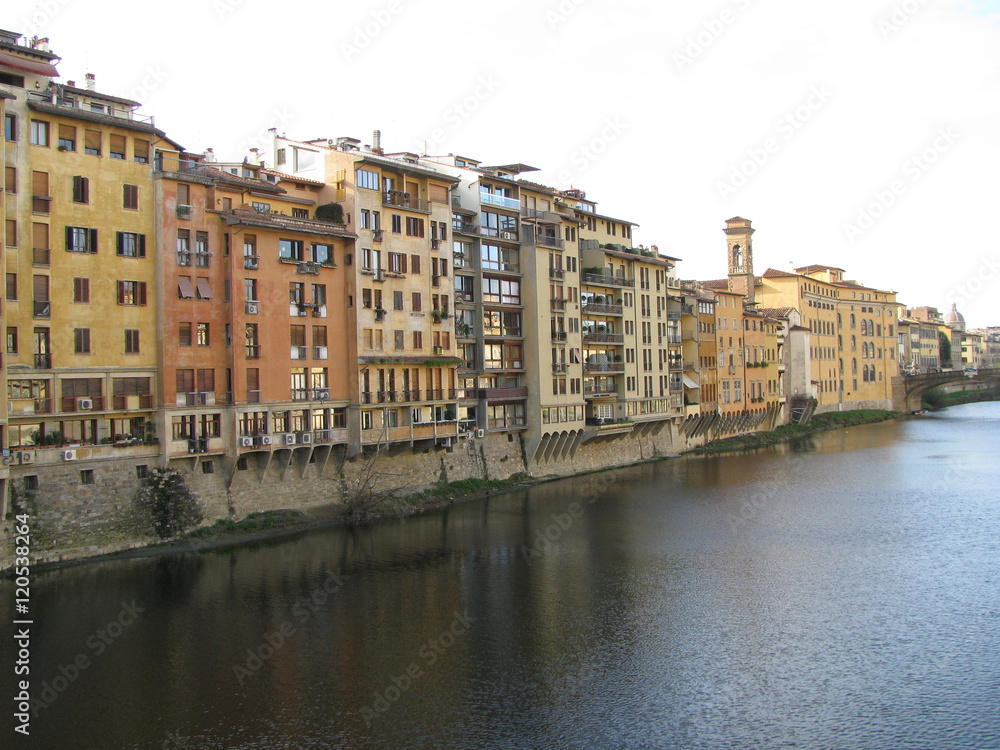 Buildings Along the Arno, Florence