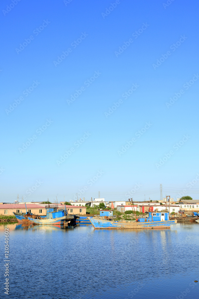 Fototapeta premium Fishing boats in the harbour
