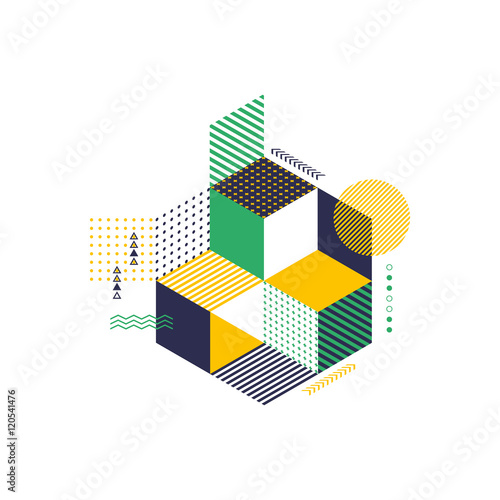 Abstract geometric modern background vector illustration