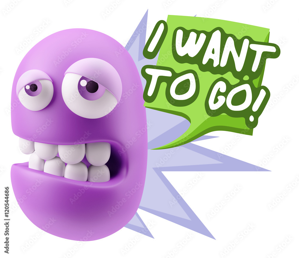 3d Rendering Sad Character Emoticon Expression saying I Want to 3d Rendering Sad Character Emoticon Expression saying I Want to