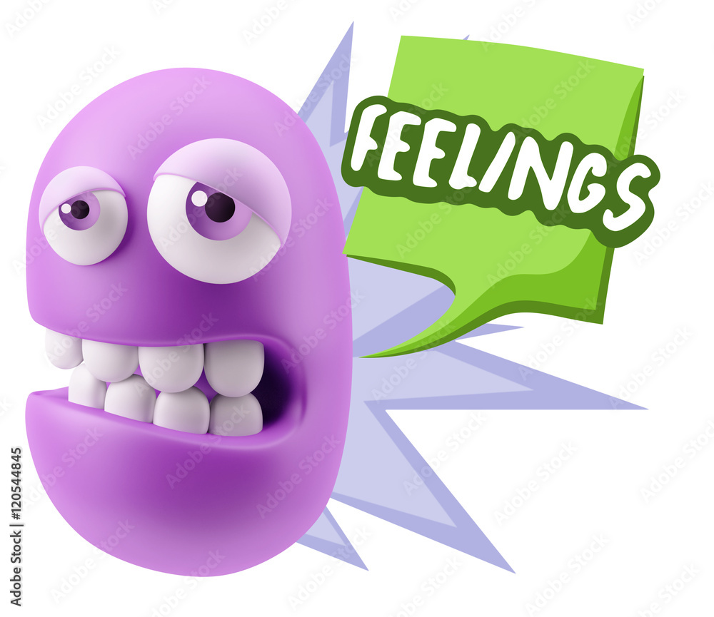 3d Rendering Sad Character Emoticon Expression saying Feelings w 3d Rendering Sad Character Emoticon Expression saying Feelings w