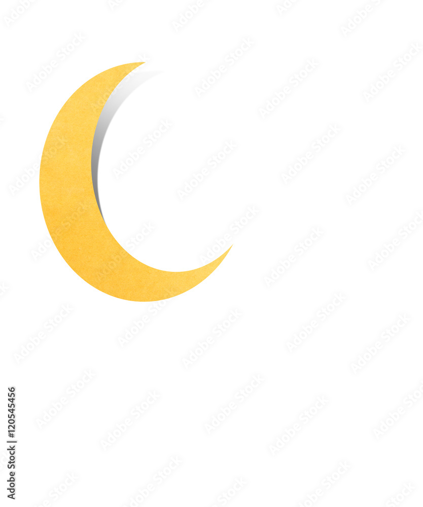 Weather recycled paper craft on white paper background Weather recycled paper craft on white paper background