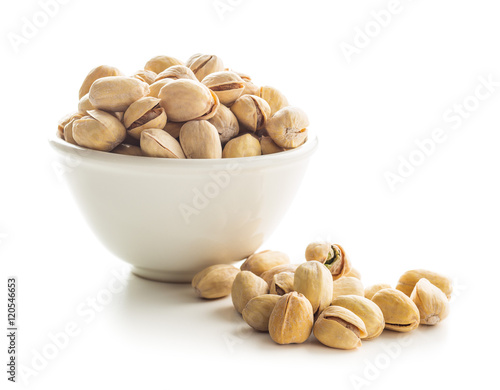 The pistachio nuts.