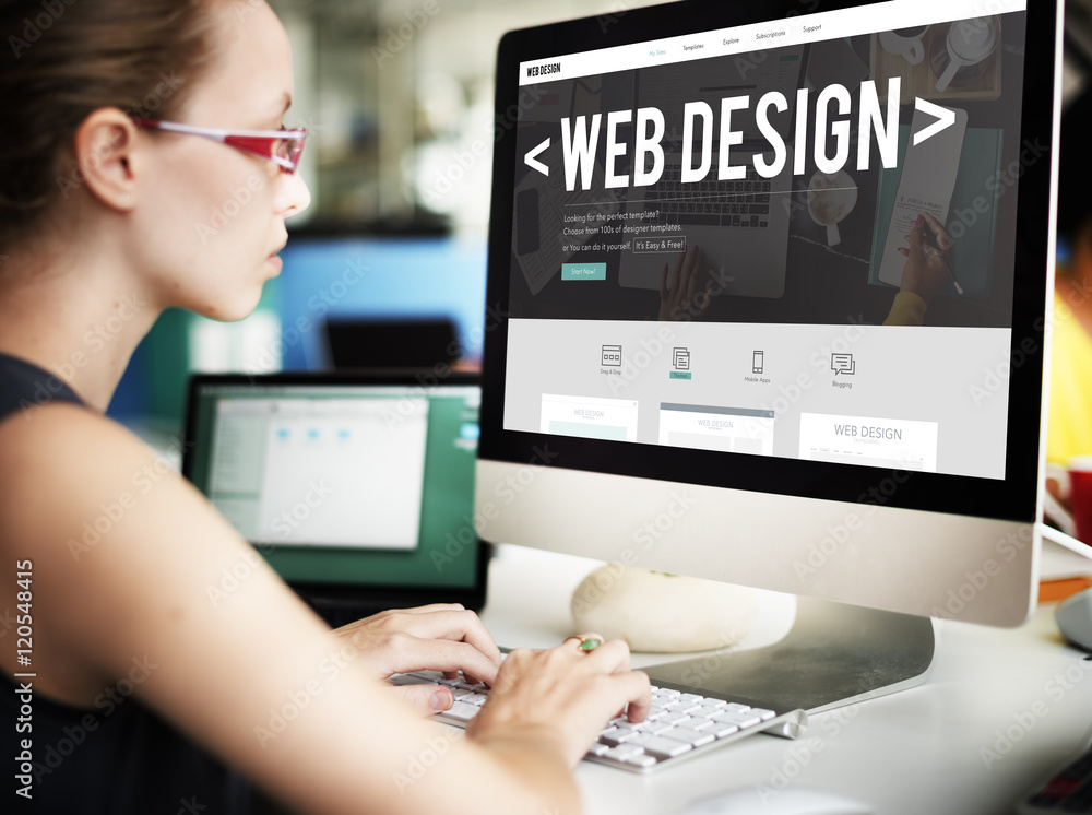 Web Design Internet Website Responsive Software Concept Web Design Internet Website Responsive Software Concept