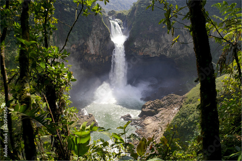 San Rafael Falls. The Largest Waterfall in Ecuador