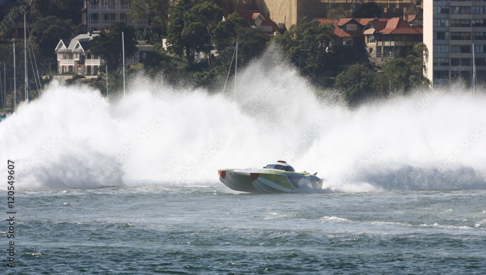 Fototapeta premium Powerboat
