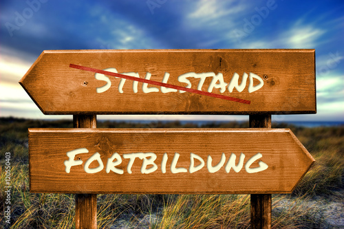 Schild 129 - Fortbildung photo