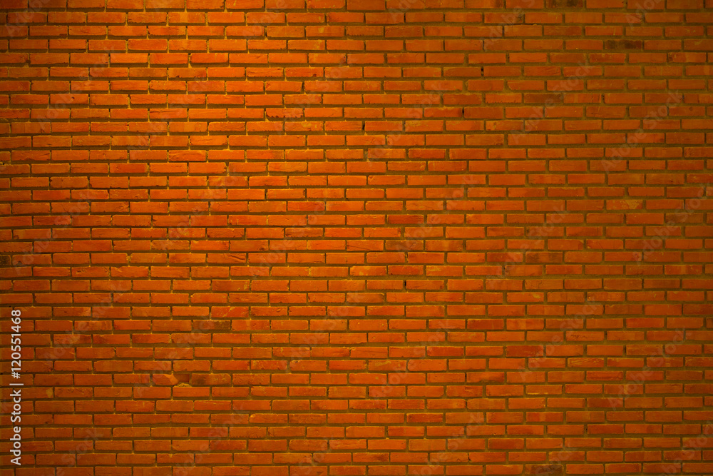 Red brick wall for texture or background. Red brick wall for texture or background.
