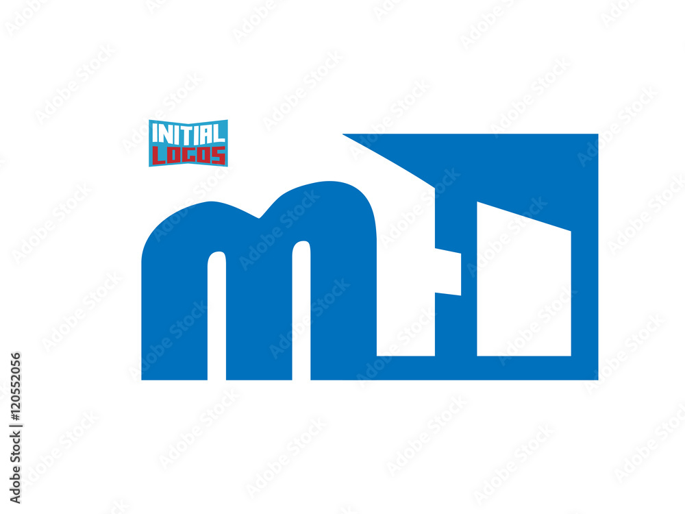 MH Initial Logo for your startup venture MH Initial Logo for your startup venture