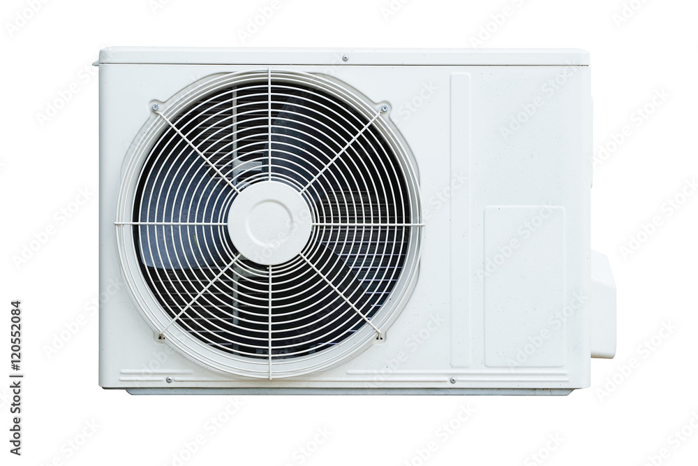 air conditioning compressor isolated on white background air conditioning compressor isolated on white background