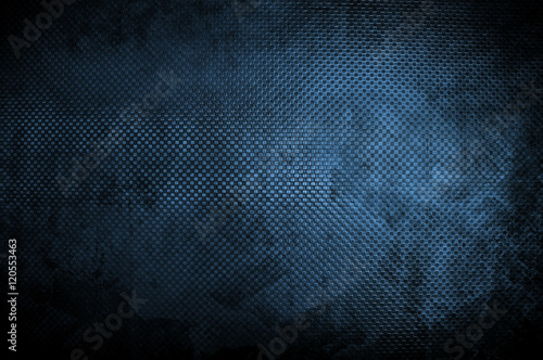 grunge blue metal plate background