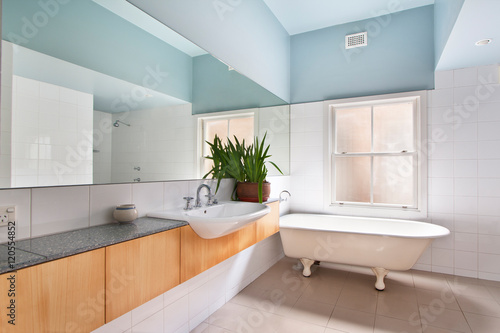 Modern bathroom in luxury apartment 