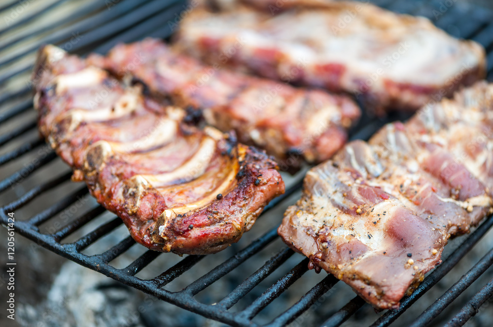 Barbecue pork ribs Barbecue pork ribs