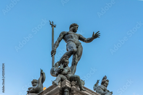 Neptune Statue in Bologna, Italy © eddygaleotti