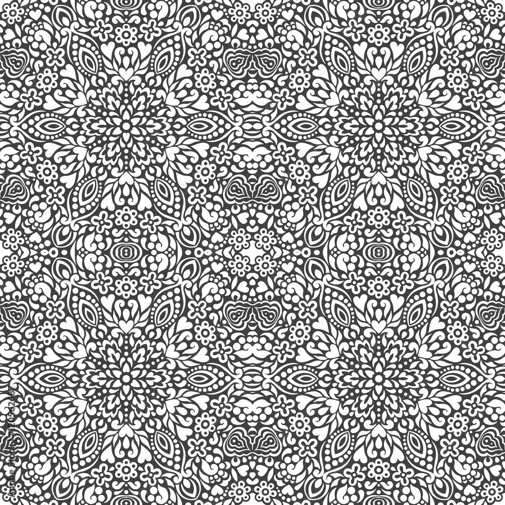 Seamless background with abstract ethnic pattern. Seamless background with abstract ethnic pattern.