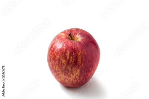 red apple on white background isolate © borphloy