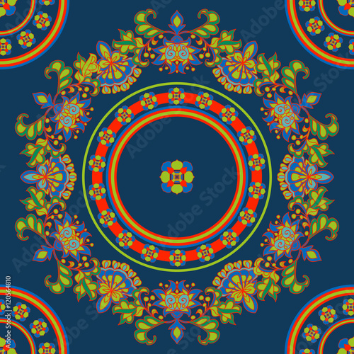 seamless tibet pattern