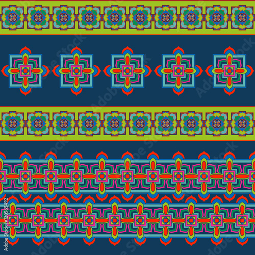 seamless tibet pattern