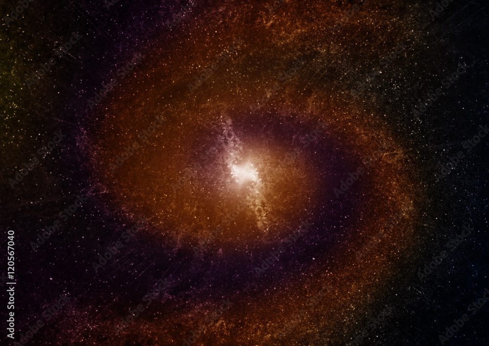 Fototapeta premium galaxy in a free space