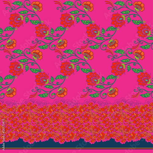 seamless tibet pattern