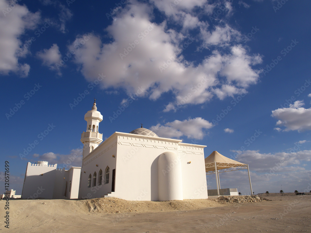 New mosque in Muqshin, Dhofar region, Sultanate of Oman