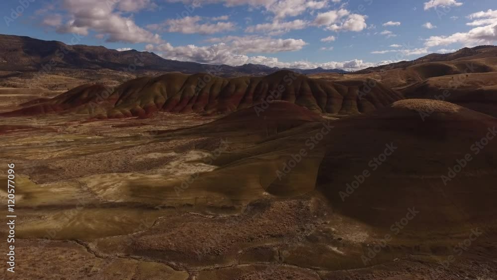 Aerial view of the Painted Hills, Oregon Aerial view of the Painted Hills, Oregon
