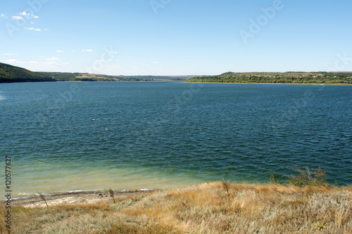 bank of the Dniester River photo