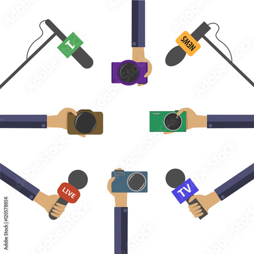 Live news concept