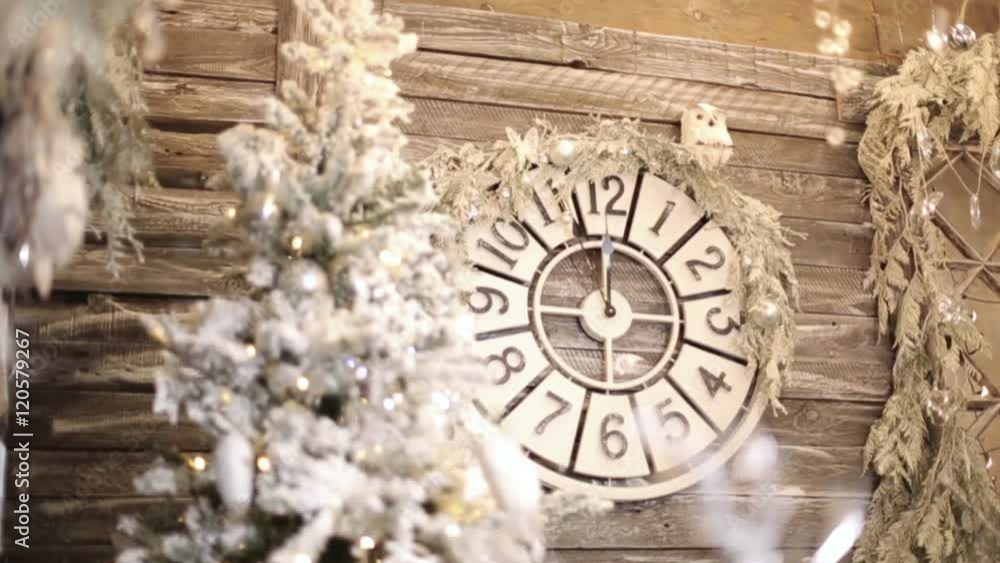 Christmas decorations in the studio. Christmas decorations in the studio.