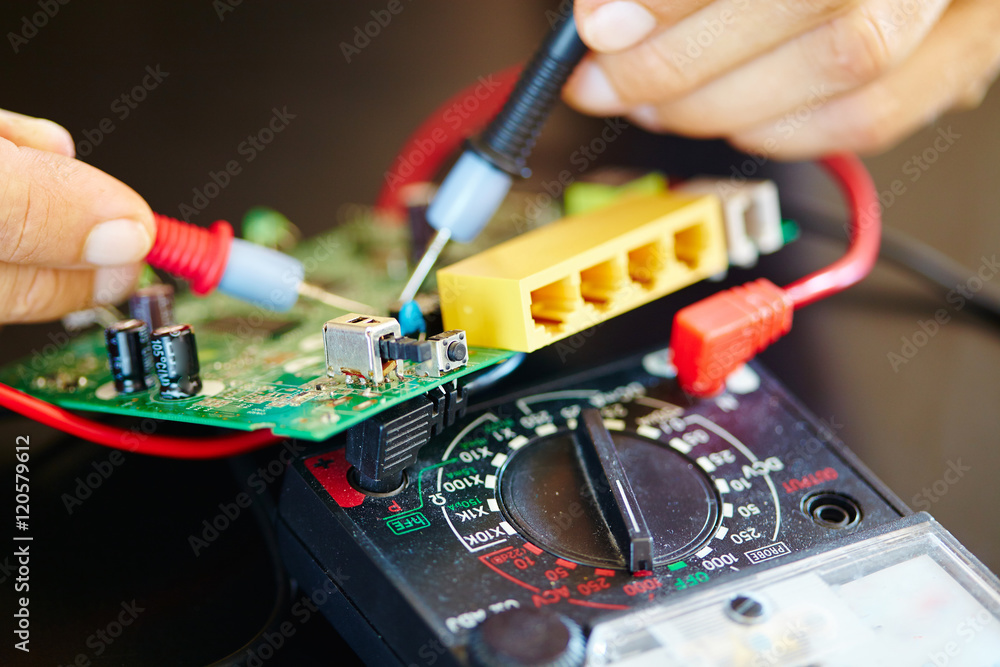 Obraz premium electronic laboratory