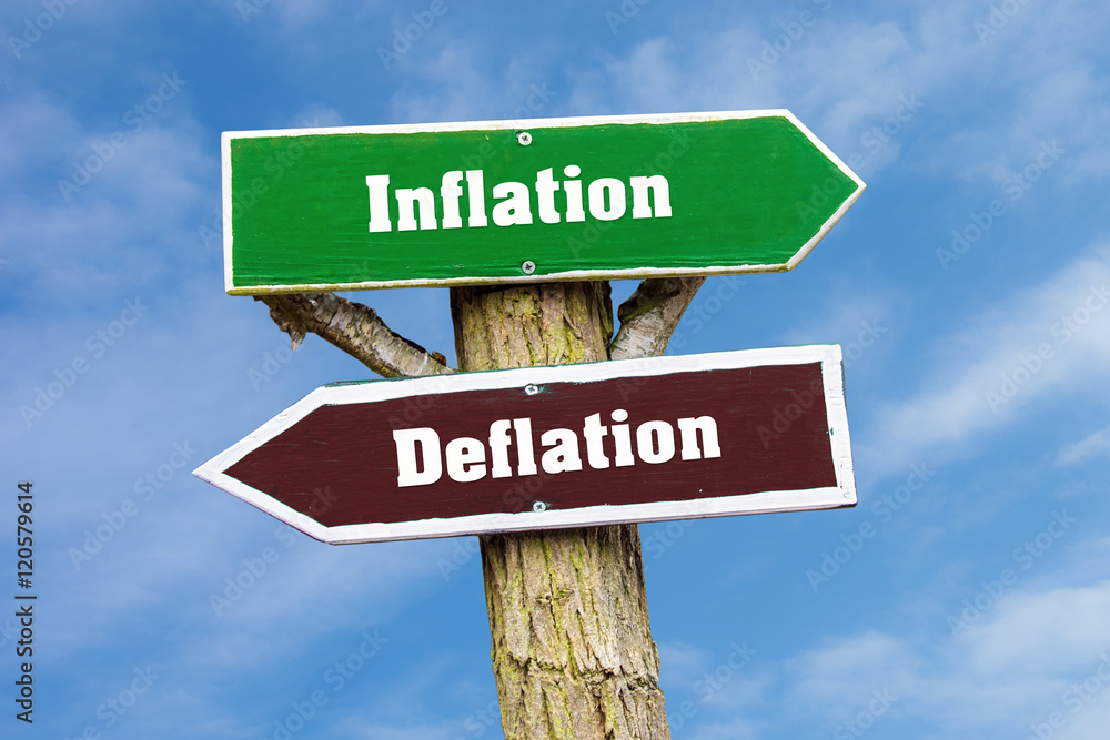 Obraz premium Schild 127 - Inflation