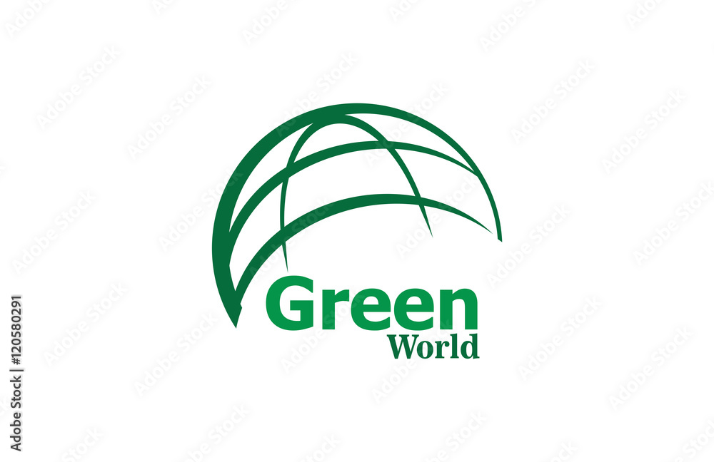 green world logo green world logo