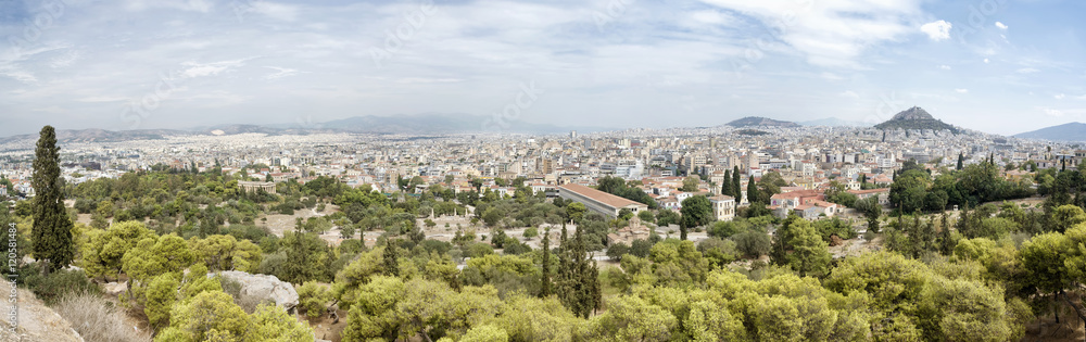 Fototapeta premium Panoramic View Of Athens, Greece
