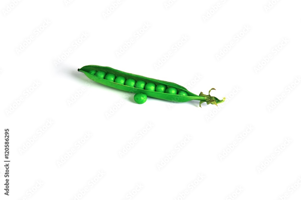 Obraz premium Frische Erbsen