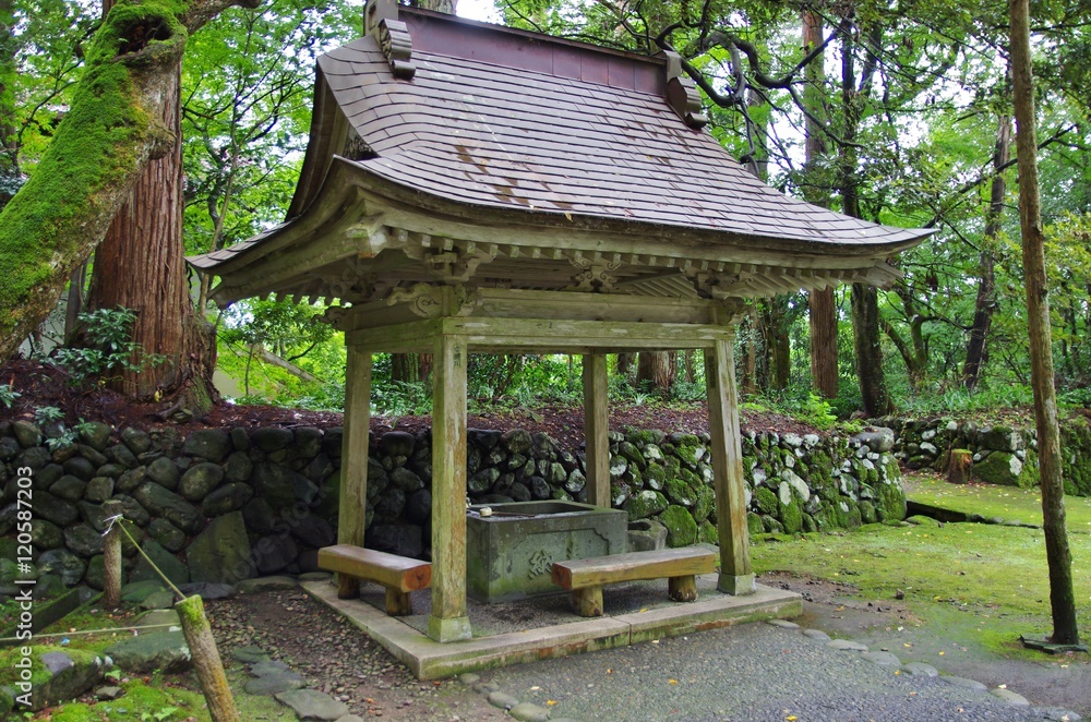 福井県勝山市の平泉寺の白山神社