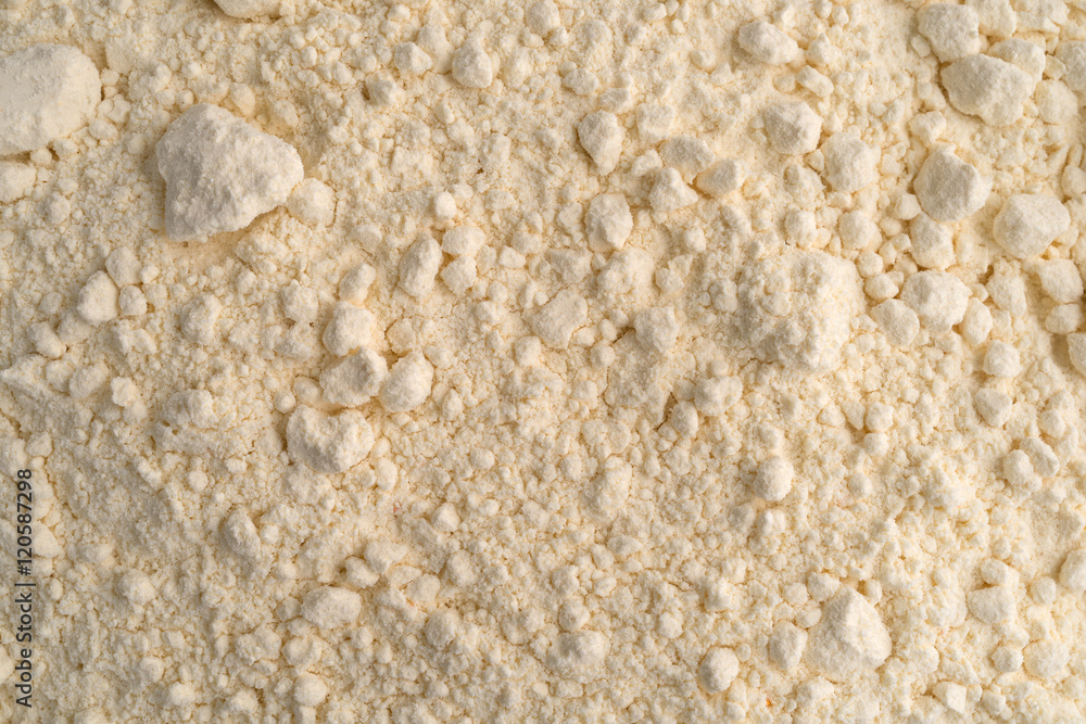 French vanilla cake mix close view French vanilla cake mix close view