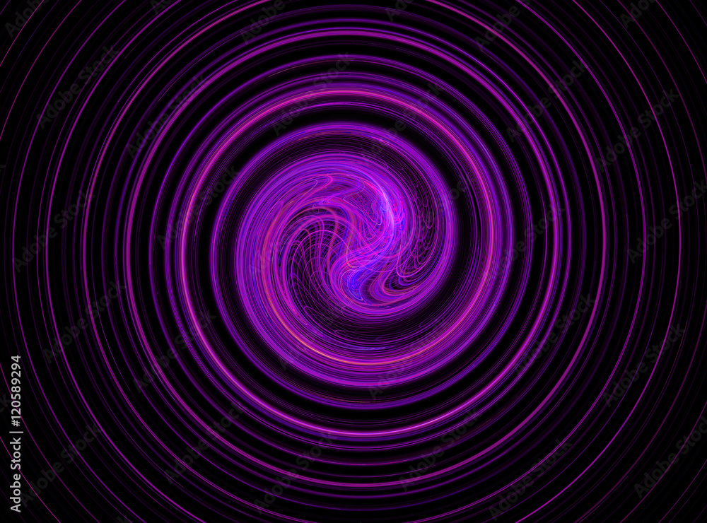 Abstract round purple bright circles fractal Abstract round purple bright circles fractal
