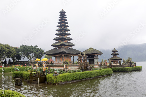 Water Temple Bedugul in the haze, Indonesia