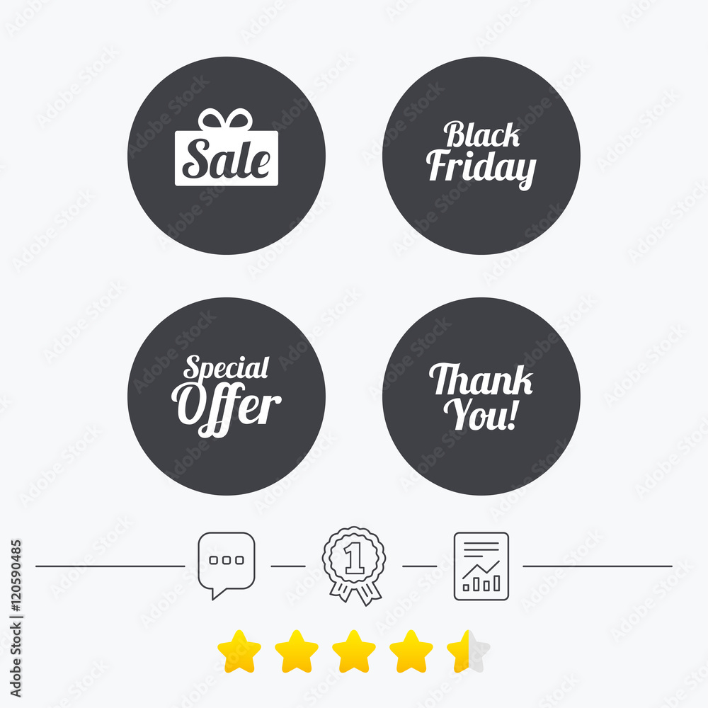 Sale icons. Special offer symbols Sale icons. Special offer symbols